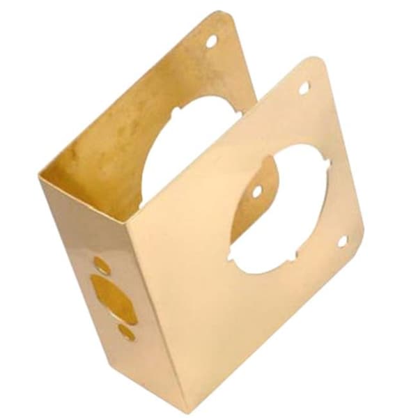 Belwith Products 2061-PB 4.5 in. Polished Brass Door Reinforcer 779753 - main